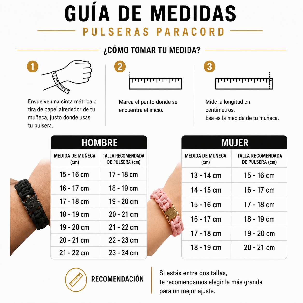 Pulsera Paracord + Línea Seguridad
