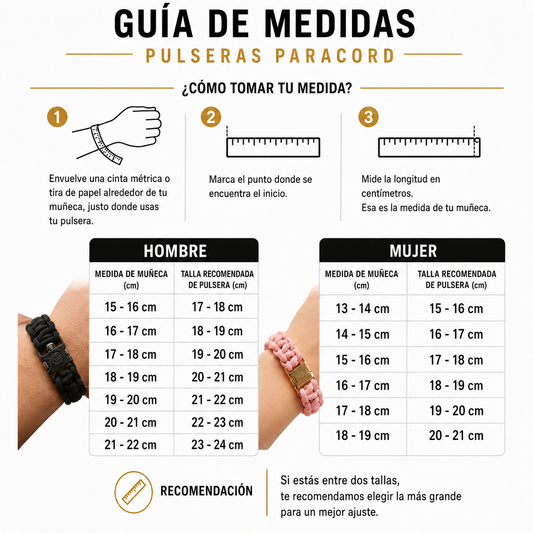 Pulsera Paracord + Línea Seguridad