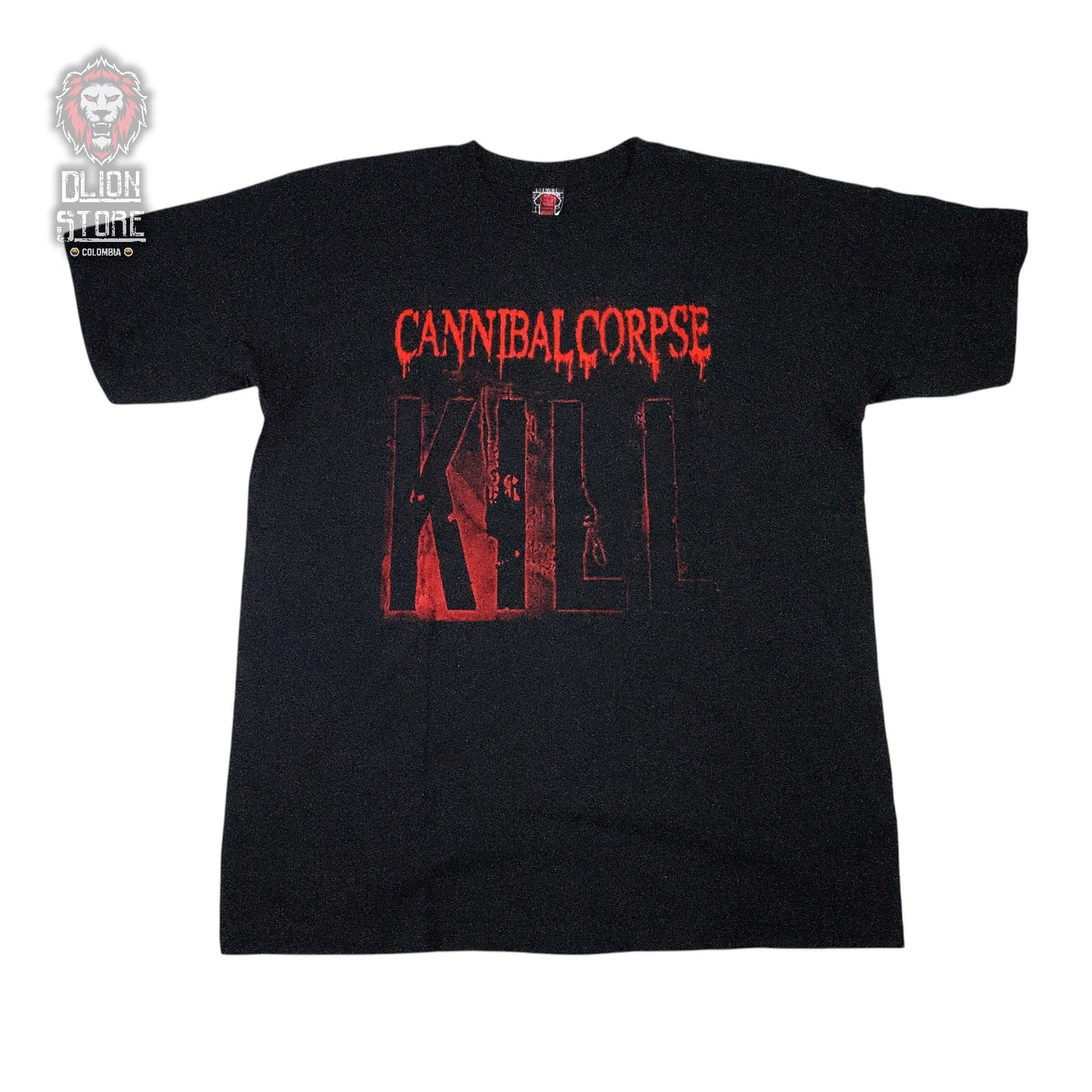 Camiseta negra unisex de Cannibal Corpse estampada, producto de DLion Store