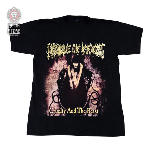 Camiseta negra unisex de Cradle of Filth estampada, producto de DLion Store