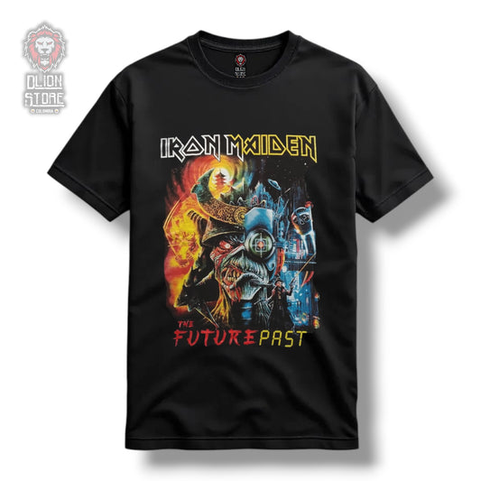 Camiseta Iron Maiden Negra Estampada Unisex - DLion Store Colombia