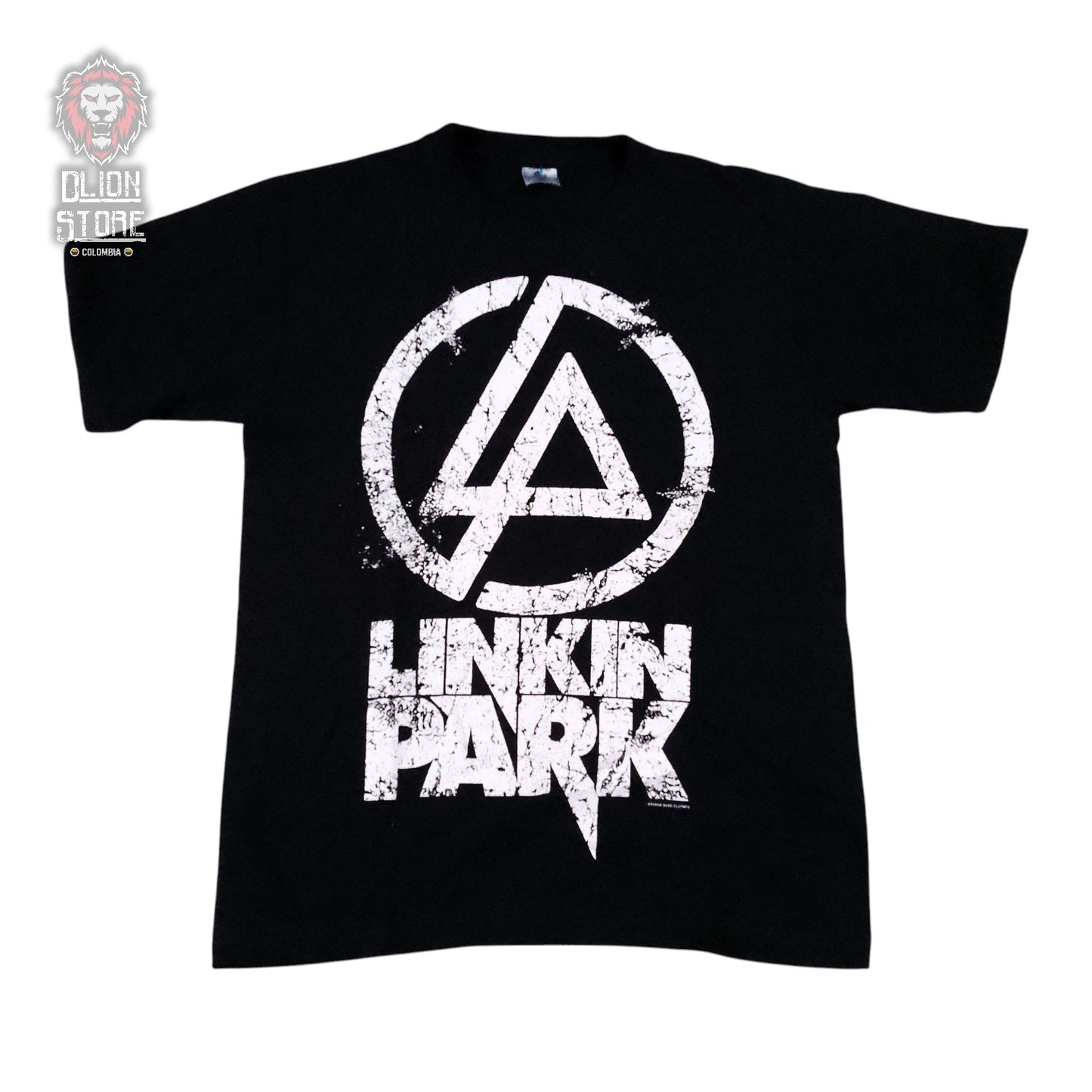 Camiseta negra unisex de Linkin Park estampada, producto de DLion Store