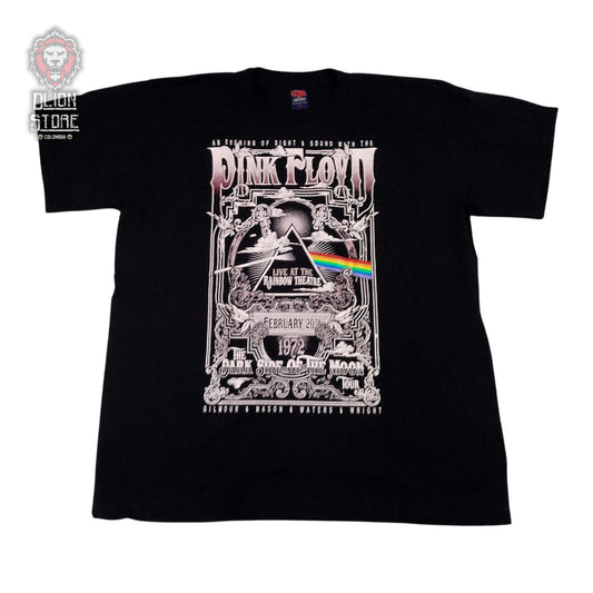 Camiseta negra unisex de Pink Floyd estampada, producto de DLion Store