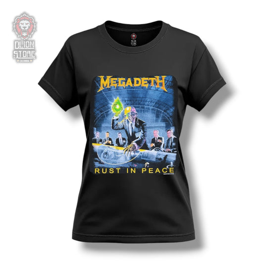 Camiseta Megadeth Rust in Peace (Dama)