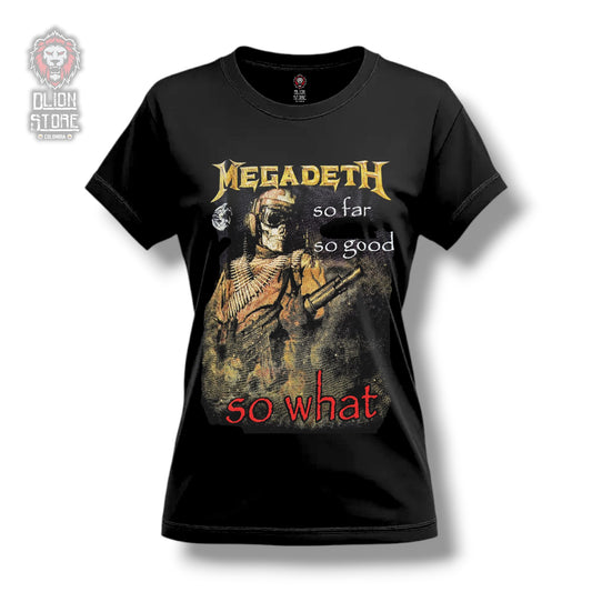 Camiseta Megadeth So What (Dama)
