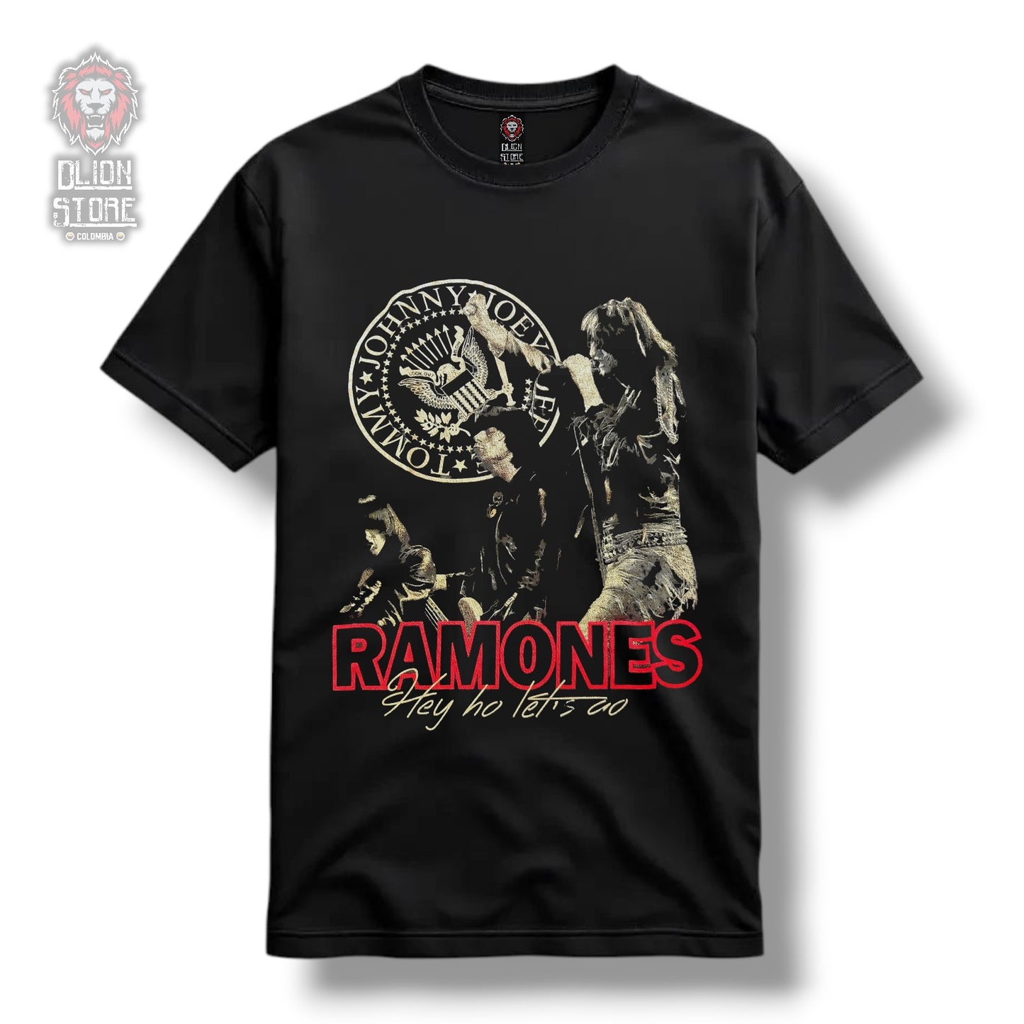 Camiseta Ramones (Hey Ho Lets Go)
