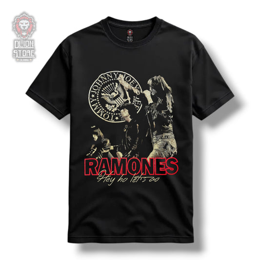 Camiseta Ramones Hey Ho Lets Go
