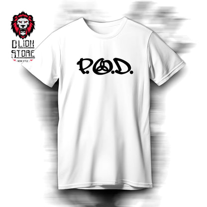 Camiseta Blanca estampada. Disponible en DLion Store.