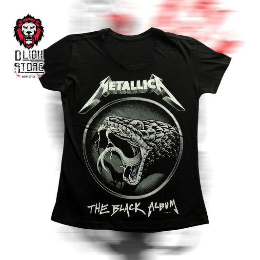 Camiseta  Metallica (Dama)