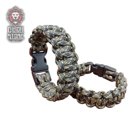 Pulsera Paracord Green Camo
