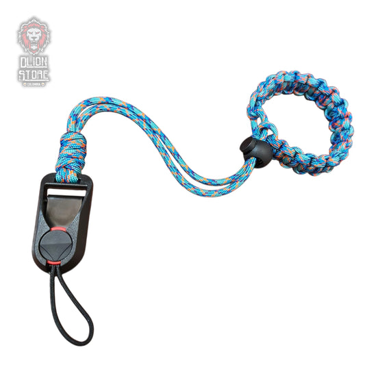 Pulsera Paracord + Broche de Seguridad de liberación Rápida