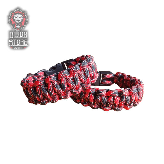 Pulsera Paracord Coral
