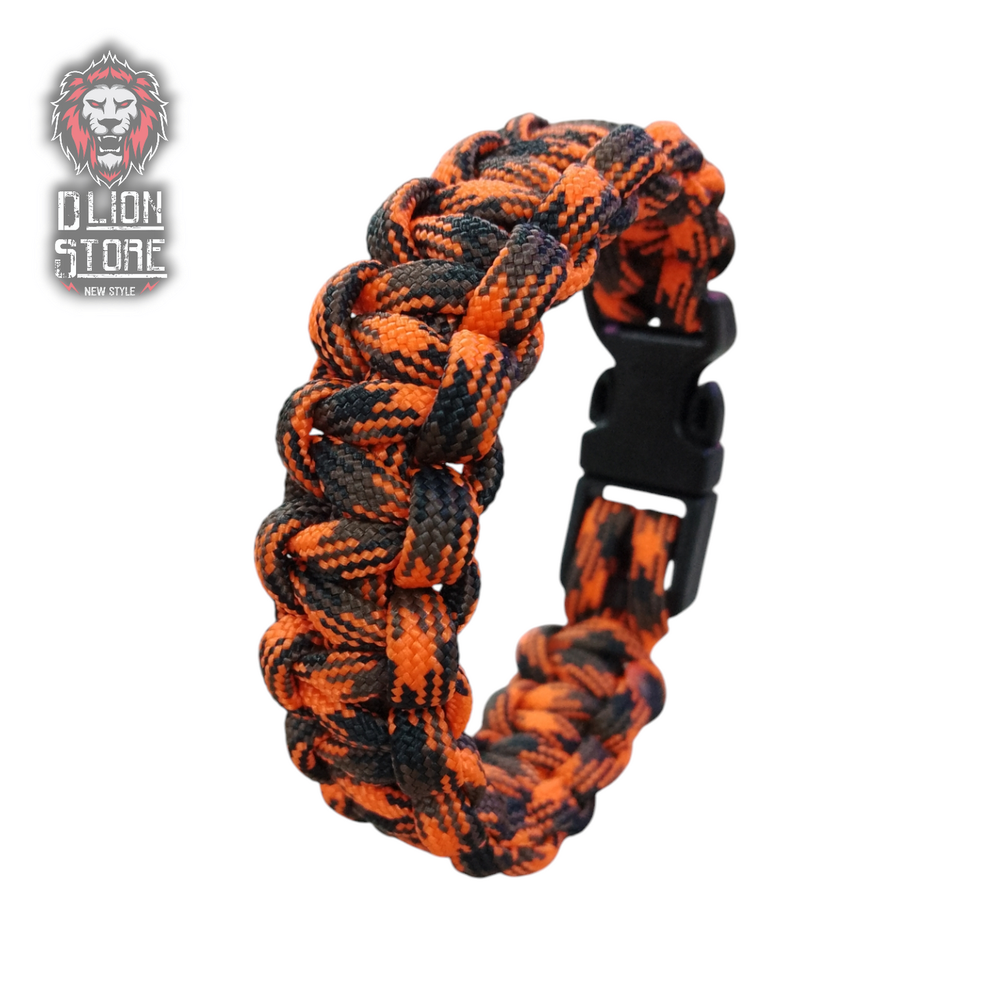 Pulsera Paracord Orange Camo