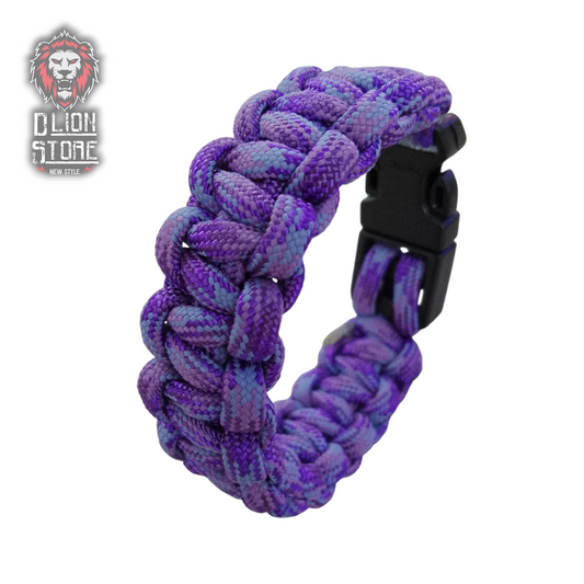 Pulsera Paracord Purple Blend